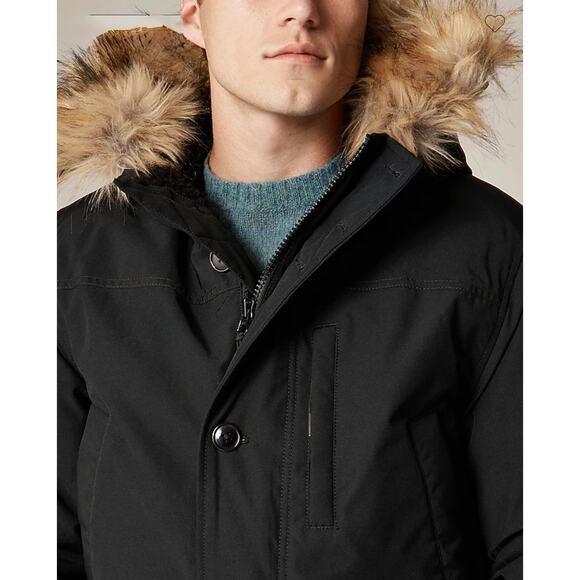 J.Crew Men's Black Hoodied Nordic Parka With PrimaLoft® Size M NWT - Picture 13 of 15